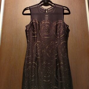 Elegant Black Midi Dress